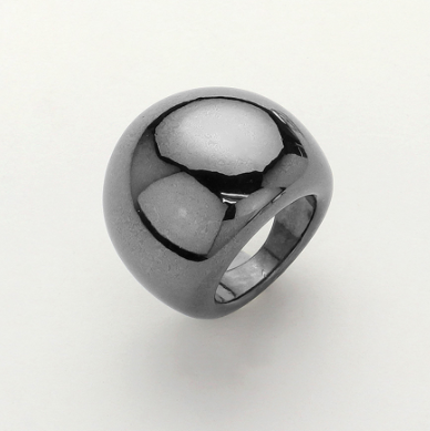 Dome Hematite Ring