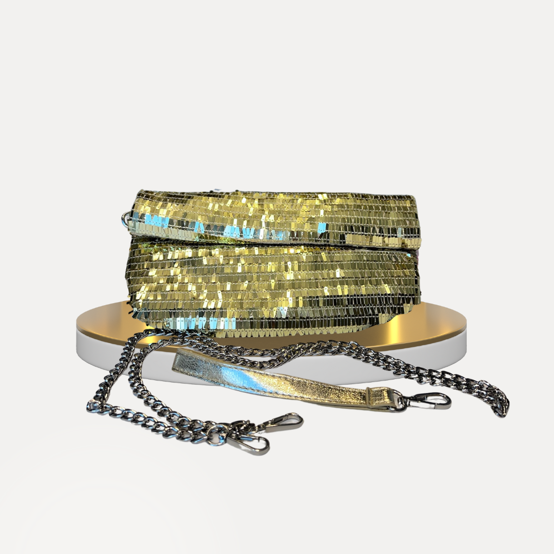 Sparkle Clutch - Gold