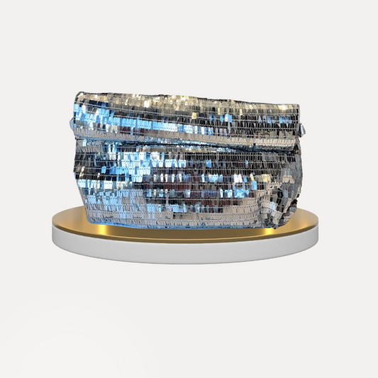 Sparkle Clutch - Silver