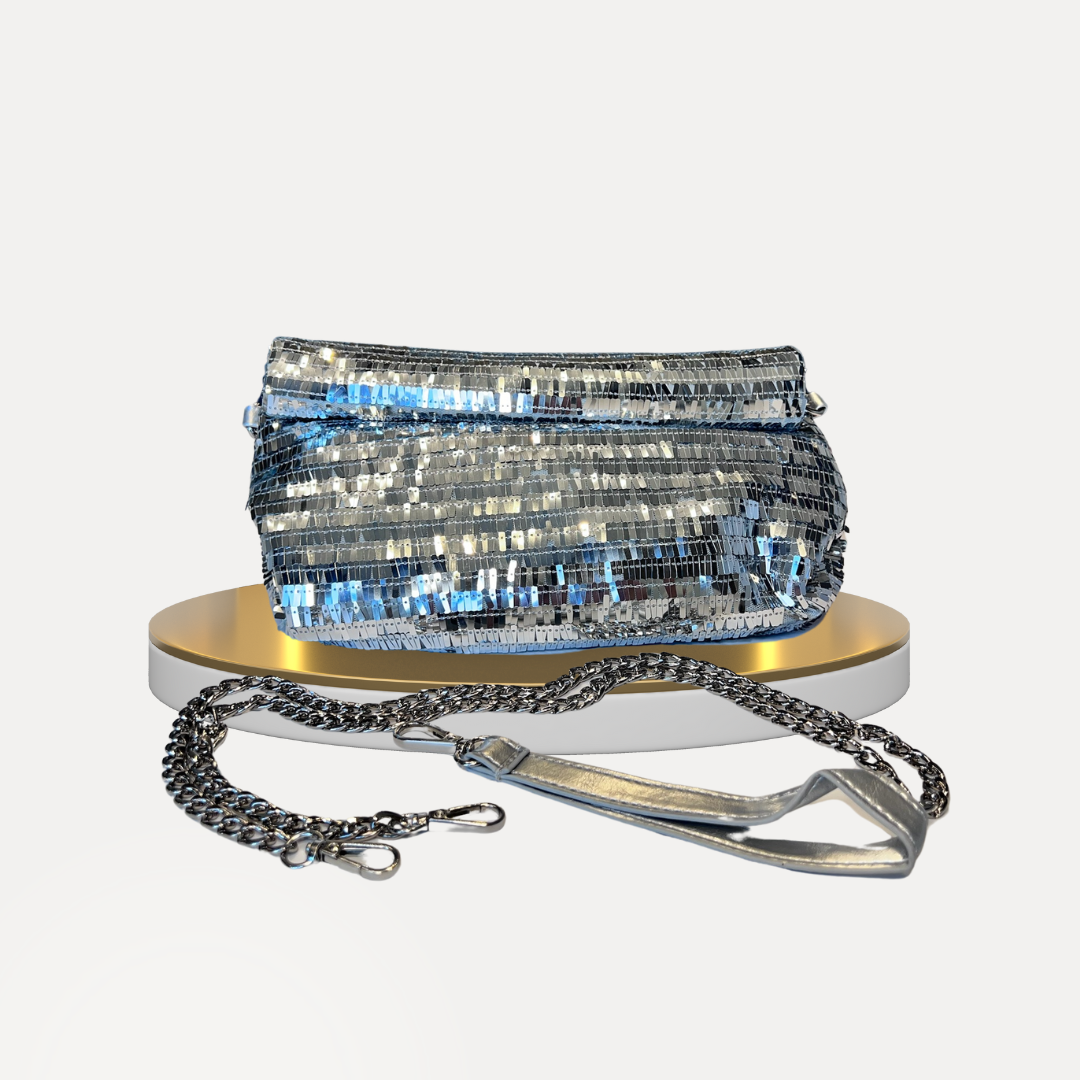 Sparkle Clutch - Silver