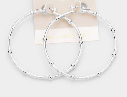 Ball Station Hoops - Silver