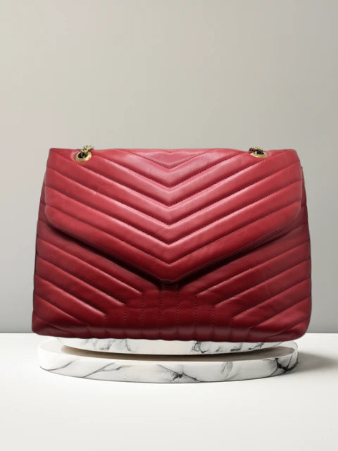 Quilted Handbag - Red