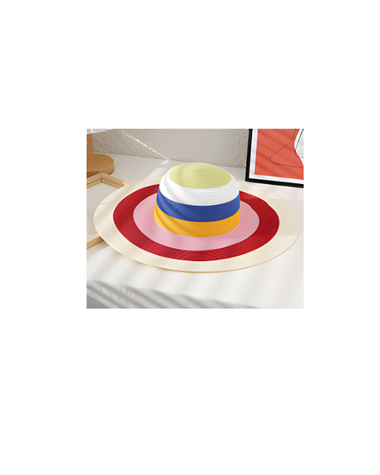 Colorful Straw Sun Hat