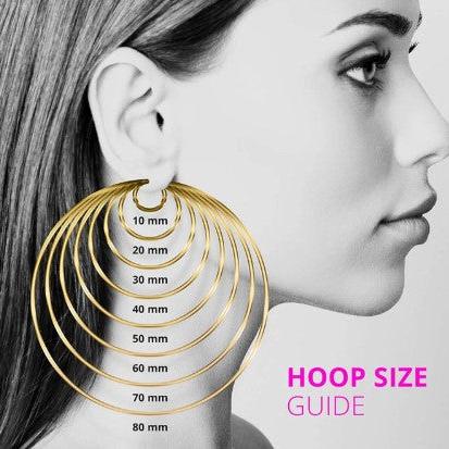 Classic Hoops Thin - Gold